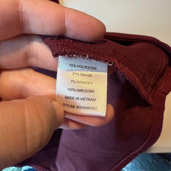 Figs Women XXS Disney Scrub Set Rafaela Top Jogger Pant Burgundy Nurse Doctor - Picture 4 of 15